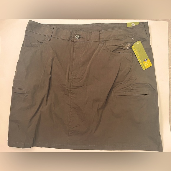 GirlScouts Boyscouts official uniform skort olive 18W - Picture 1 of 7